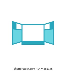 Window logo template vector icon design