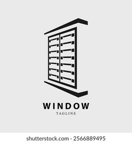 window logo vector illustration design