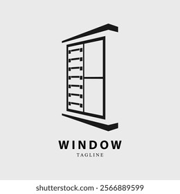 window logo vector illustration design