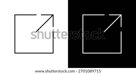 Window Maximize icon design vector art Illustrations