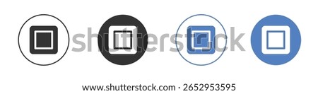 Window Maximize icon logo graphic designs