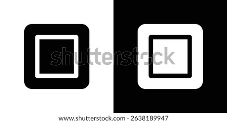 Window Maximize icon in solid flat trendy design style.
