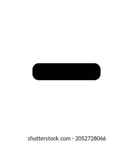 window minimize Icon. Flat style design isolated on white background. Vector illustration