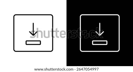 Window Minimize icon. Graphic Design vector icon. Ui Ux Icons