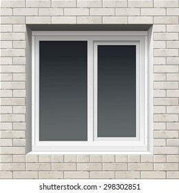 Window on a Brick Wall