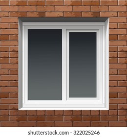 Window on a Brick Wall