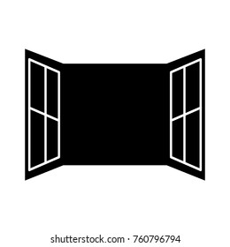 window open isolated icon