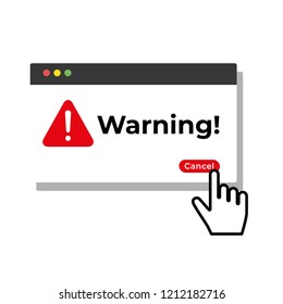 Window operating system warning