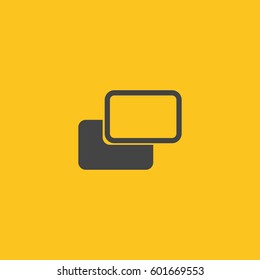 Window page icon. sign design