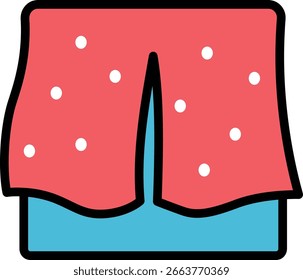 a window with a polka dot curtain