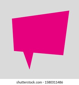 Window for a quote. Window for dialogue. Vector illustration of a dialog box. Symbol for inserting a text message.