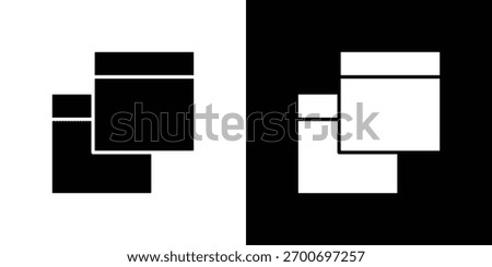 Window Restore icon design concept. vector flat icons
