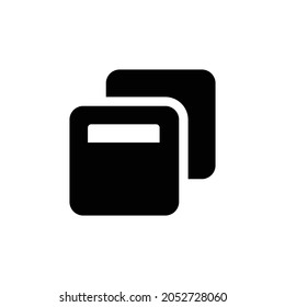 window restore Icon. Flat style design isolated on white background. Vector illustration