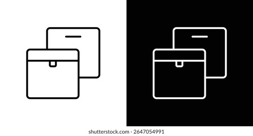 Ícone Restauração da janela. ícone do vetor Design Gráfico. Ícones Ui Ux