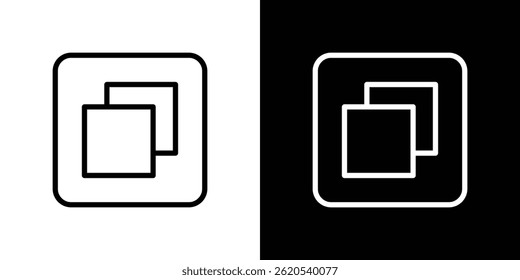 Window Restore icon vector, illustration logo template in trendy style