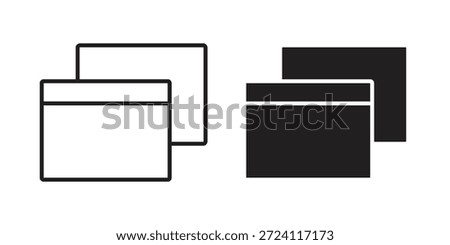 Window Restore icon for your website design, logo, app, UI. EPS10