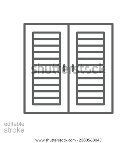 Similar – Image, Stock Photo Roller shutters Closed