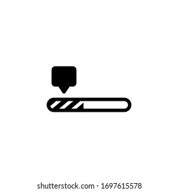 Window scrolling left vector icon in black solid flat design icon isolated on white background