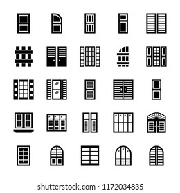 
Window shades icons
