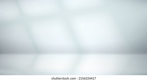 Sombra de ventana en la pared y el suelo. Efecto vector de superposición de sombra