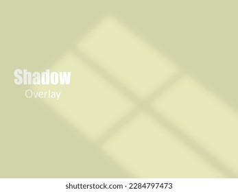 Window Shadow overlay for product comercial 