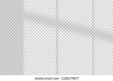 Window Shadow Vector Overlay On Transparent Stock Vector (Royalty Free ...