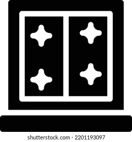 window shine Vector illustration on a transparent background.Premium quality symbols.Glyphs vector icon for concept and graphic design.