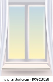 窓 カーテン 朝 のイラスト素材 画像 ベクター画像 Shutterstock