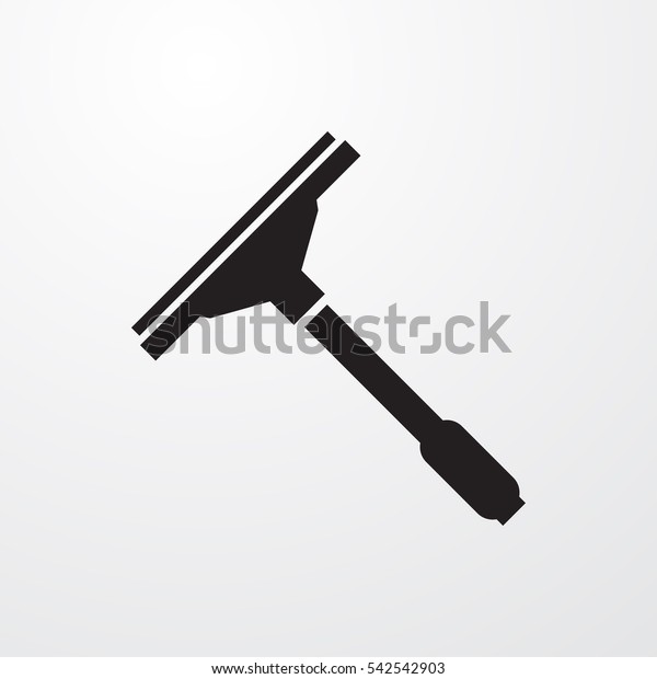 window squeegee icon illustration isolated vector\
sign symbol