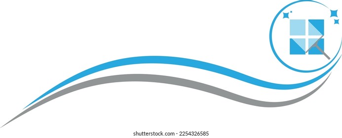 Window squeegees and windows, window cleaning and cleaning company background