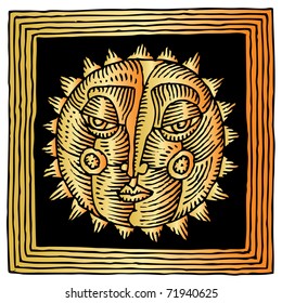window sun gold