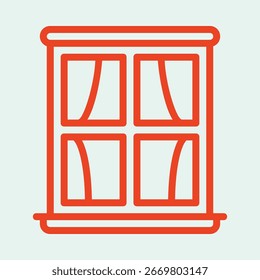 Símbolo da janela arte de trabalho moderno vetor útil Ilustração design impressionante fundo colorido.eps