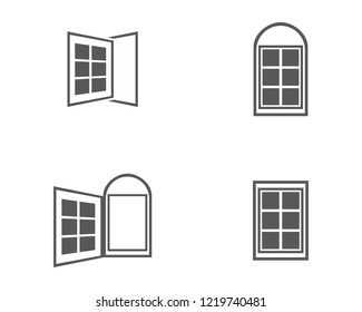 Ilustración de símbolo de ventana