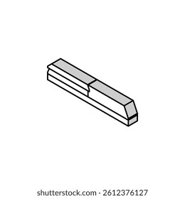 window top view isometric icon vector. window top view sign. isolated symbol illustration