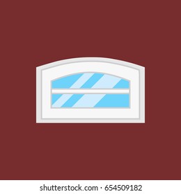 window type. For interior and exterior use. Flat style.