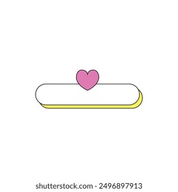 Window UI Frame Y2K Vector Illustration