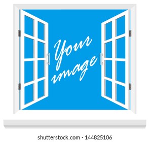 window vector