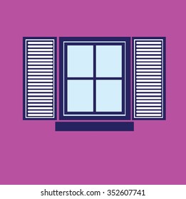 window vector