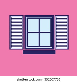 window vector