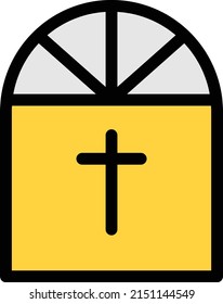 window vector color line icon