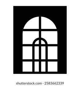 Window Vector Glyph Icon Vector Design