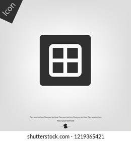 Window vector icon