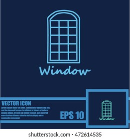 Window vector icon