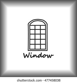 Window vector icon