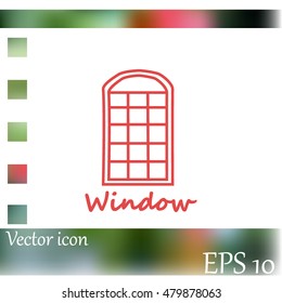 Window vector icon