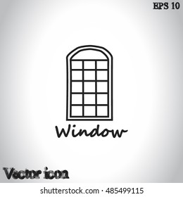 Window vector icon