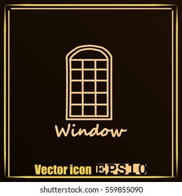 Window vector icon