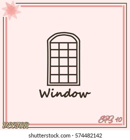 Window vector icon