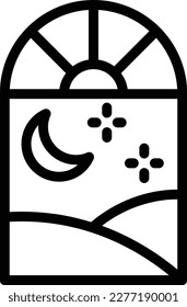 Illustration zum Design von Vektorsymbol in Fenstern