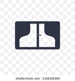 Window vector icon isolated on transparent background, Window logo concept